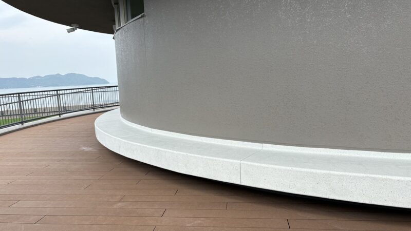 人造研ぎ出しベンチ