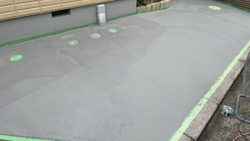 コンクリートの塗床