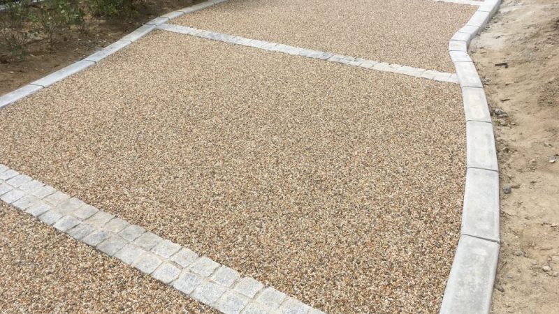 自然石樹脂舗装